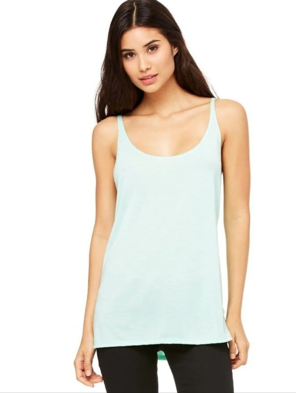 Eileen Fisher 100% Silk Relaxed Scoop Neck Tank